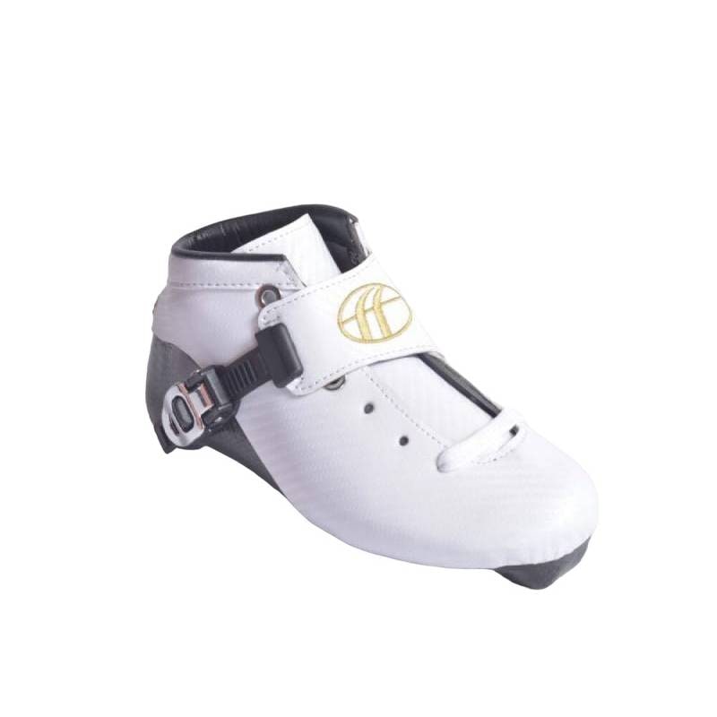 Double FF A2 – Inline Speed Skating Shoes – Wit/Goud – Entry-Level Race Boot