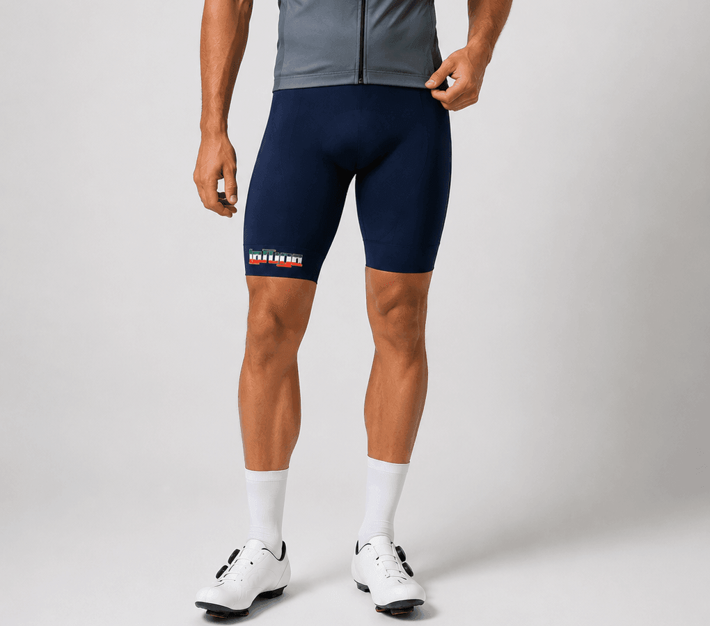 LaFuga Aero bibshort – Navy blue/Italian logo