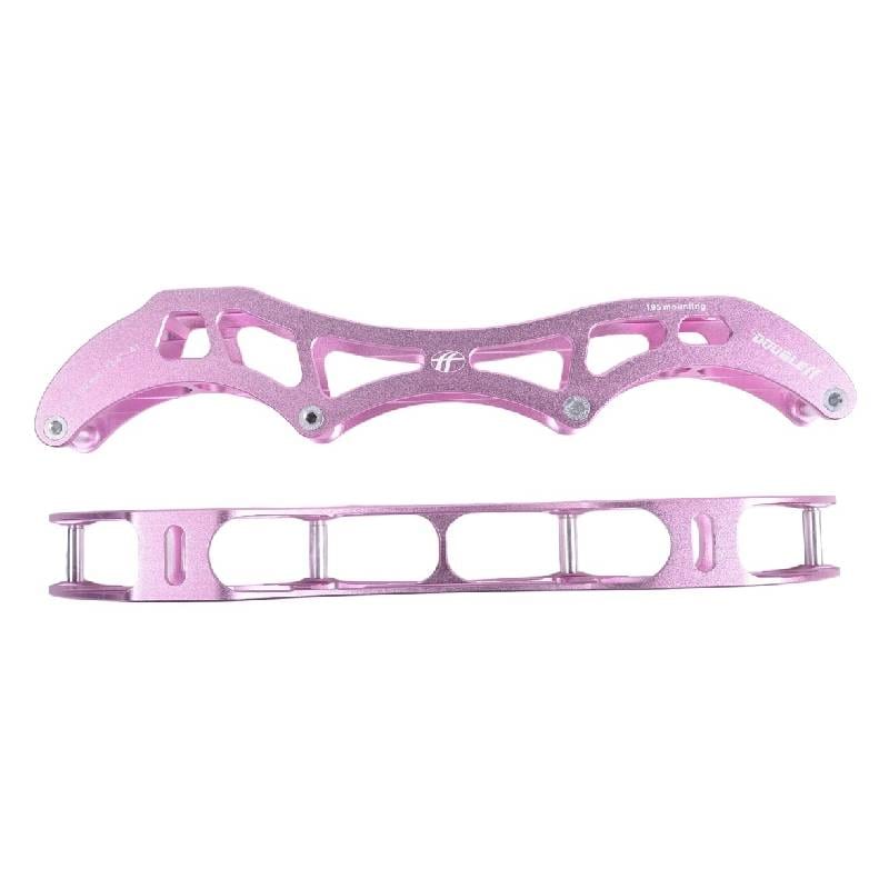 Double FF A1 Frames – Pink – Aluminium Skeelerframe