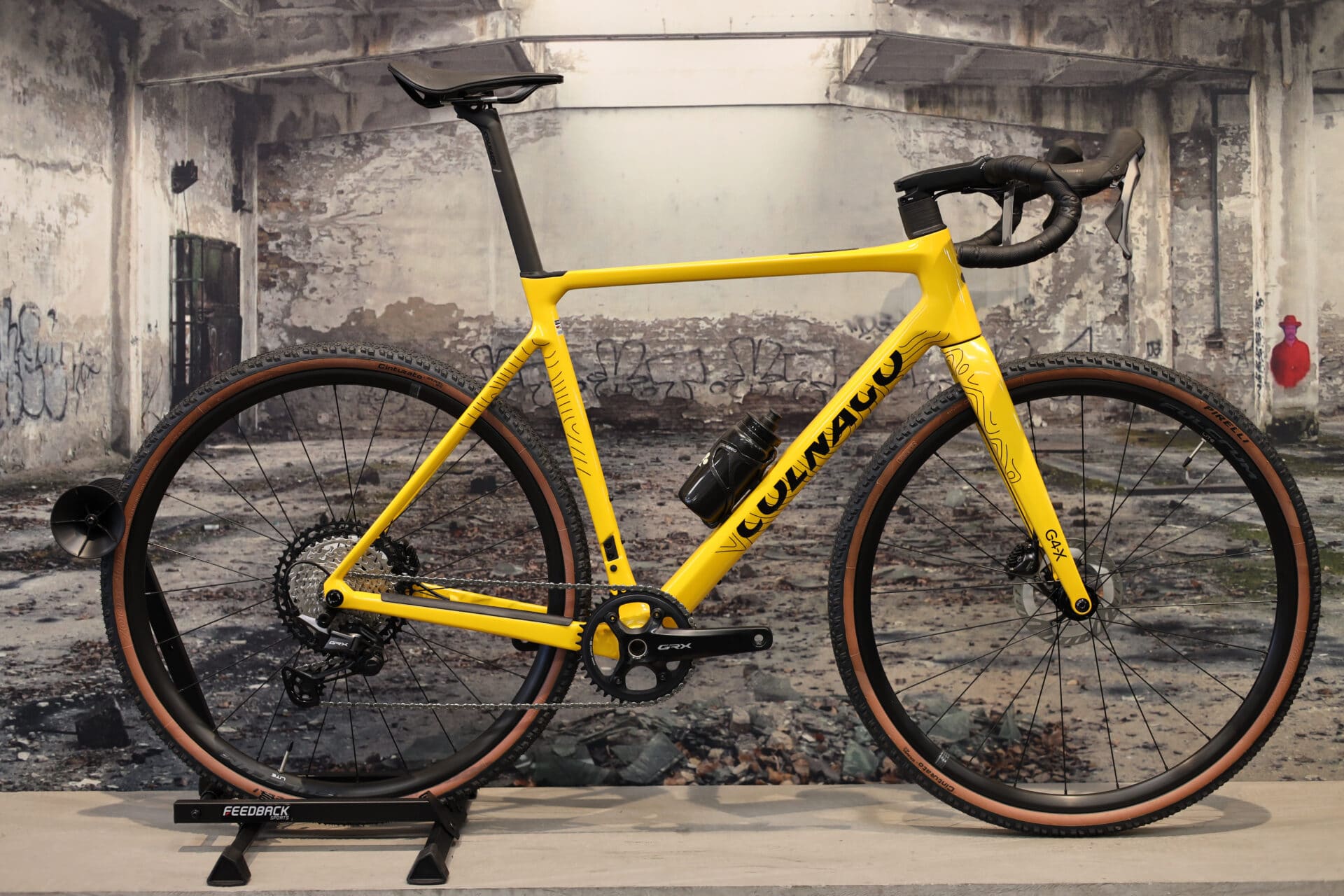 Colnago G4X – Gravelbike – 54 cm – GRX 1x12 – Fulcrum Lite – Geel