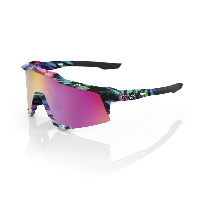 100% S2 - Peter Sagan LE Soft Tact Tie Dye - Purple Multilayer Mirror