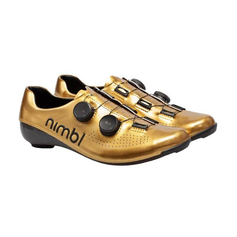 Nimbl ultimate bling cycingshoes fietsschoenen bergasports goud gold boa