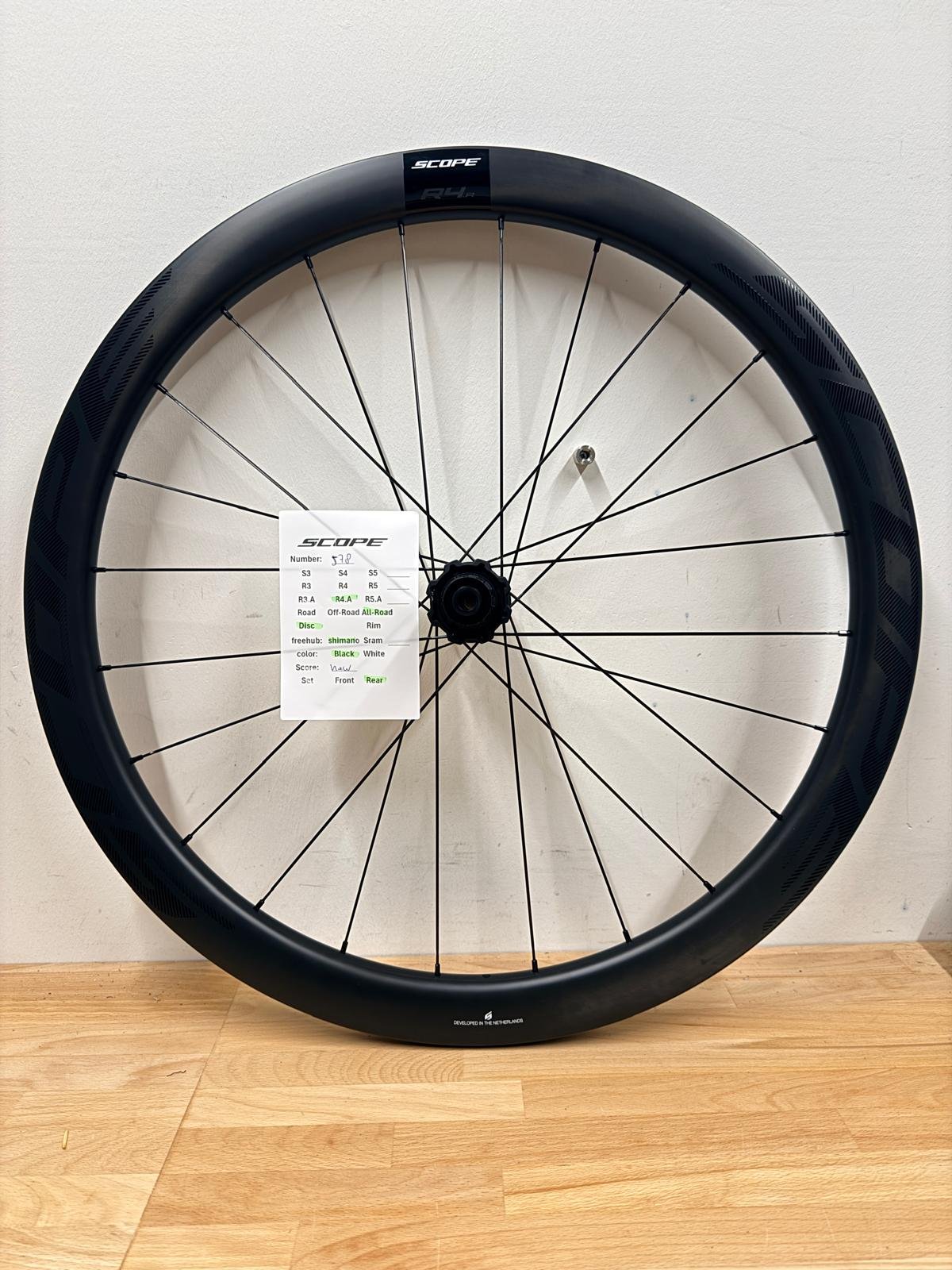 Scope r4.a disc Rear wheel disc new Please note, we have a large stock of loose scope wheels. Please contact us for more info