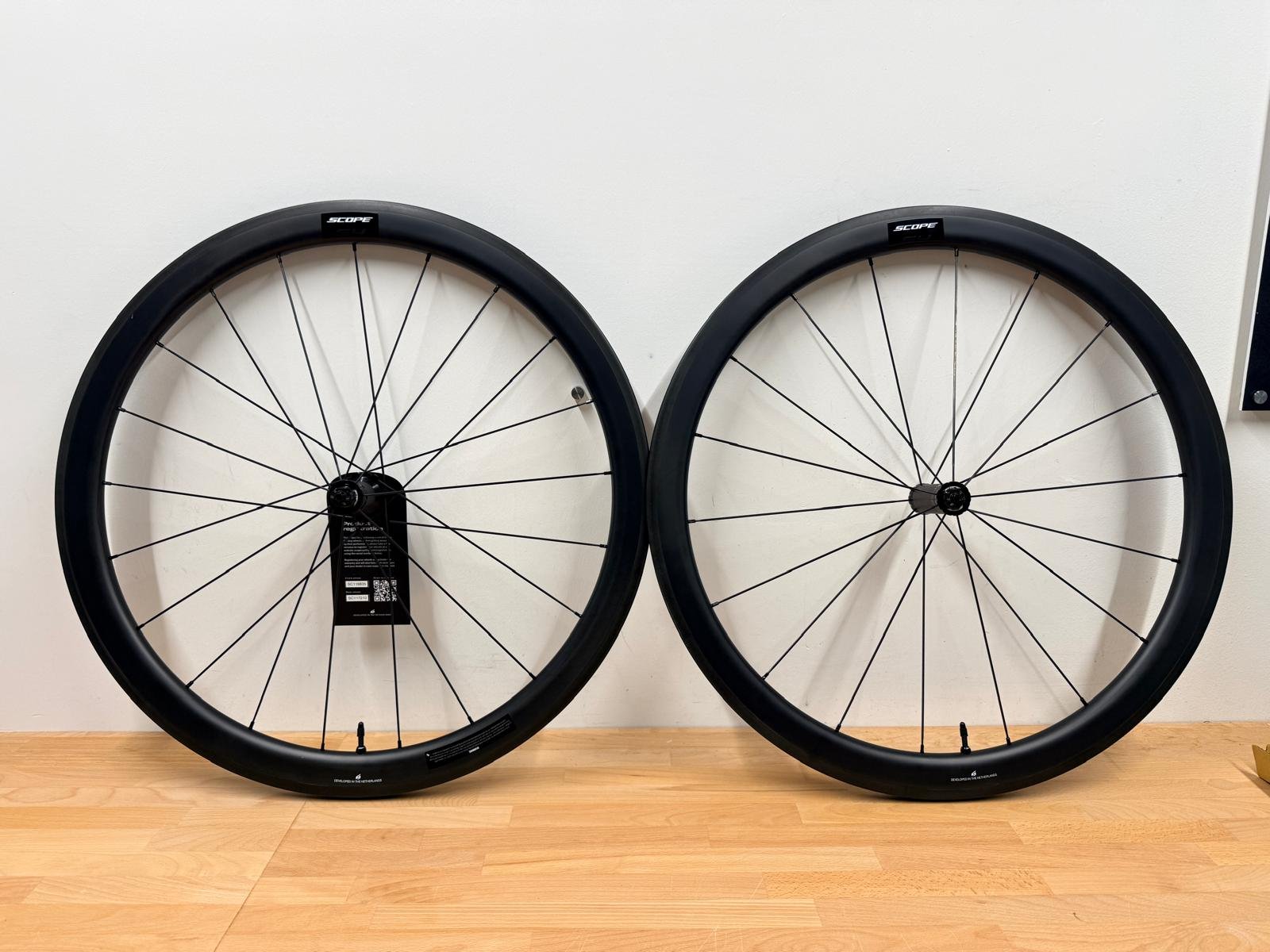 Scope rimbrake wheelsets