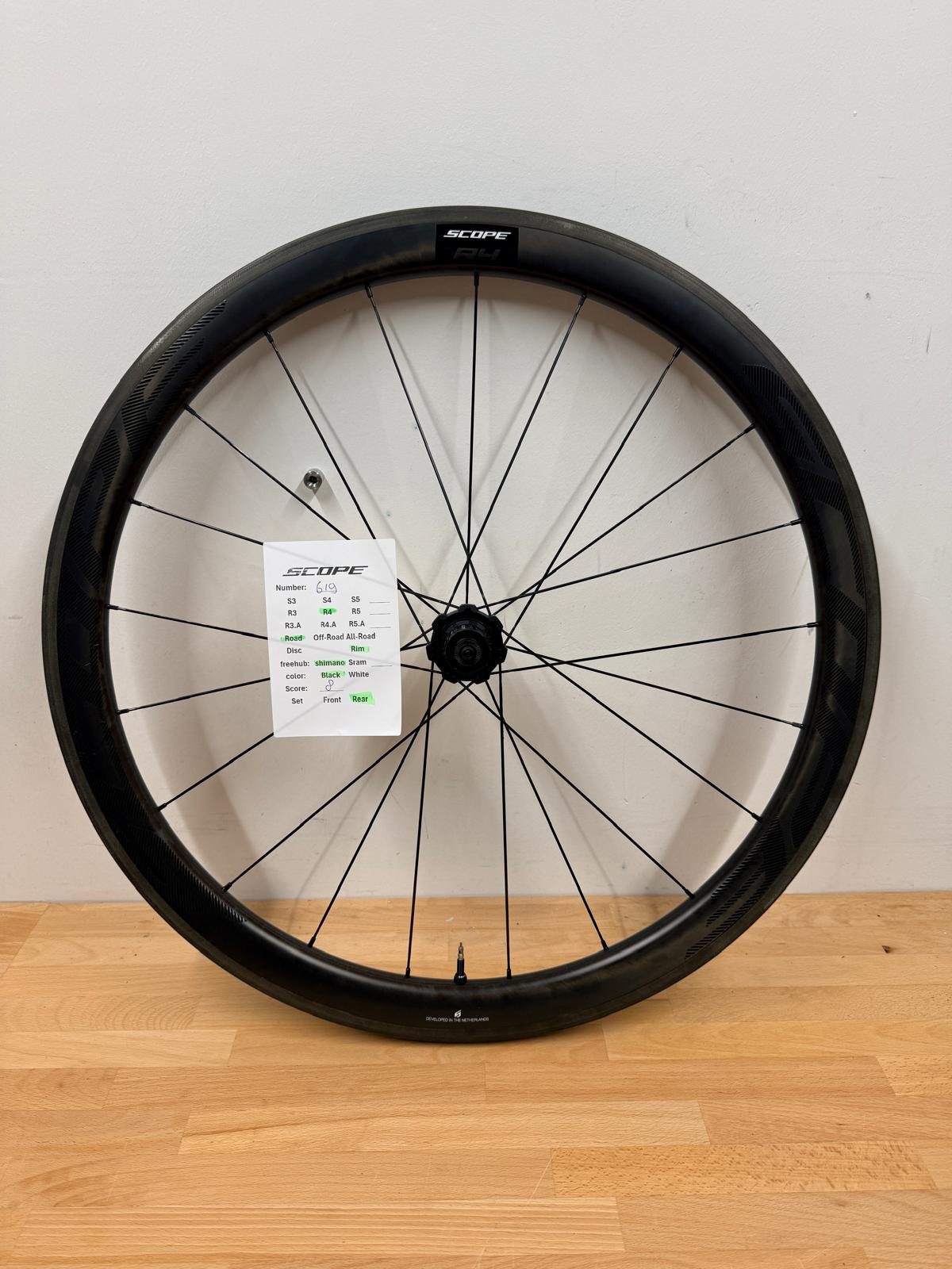 Scope r4 rim brake rear
