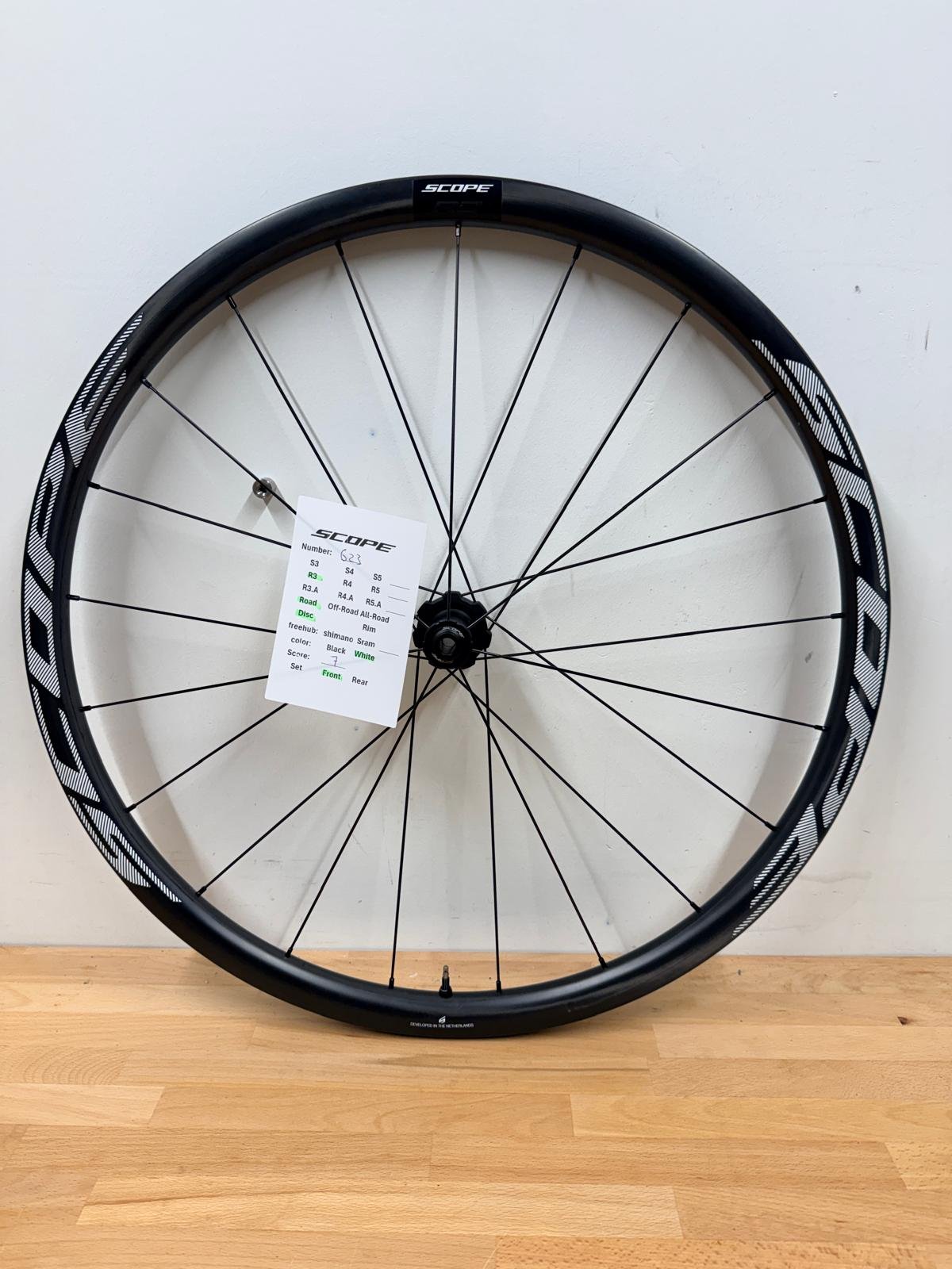 Scope R3 disc white front 7/10