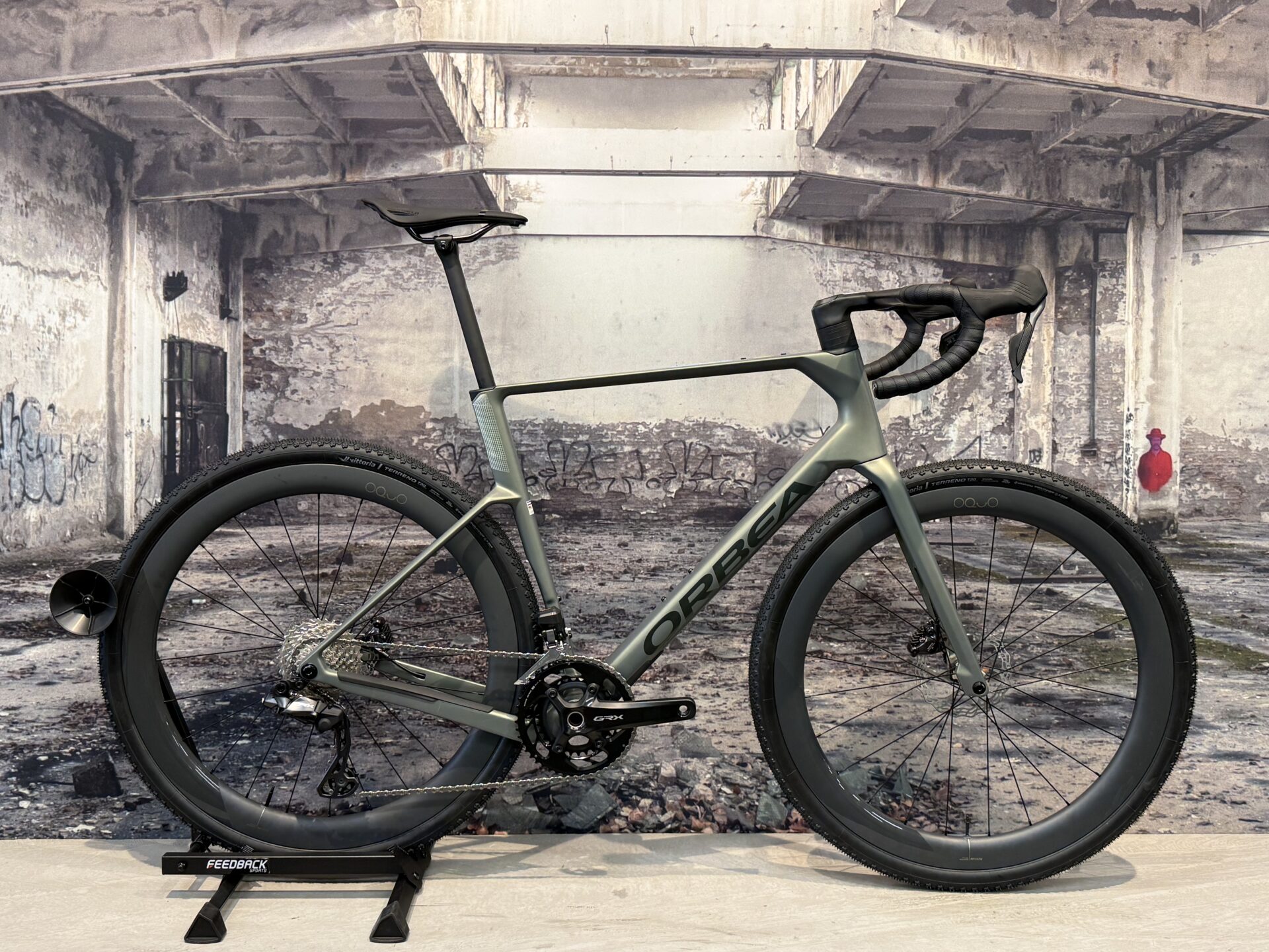 Orbea Terra Race gravelbike Spaceship Green Bergasports