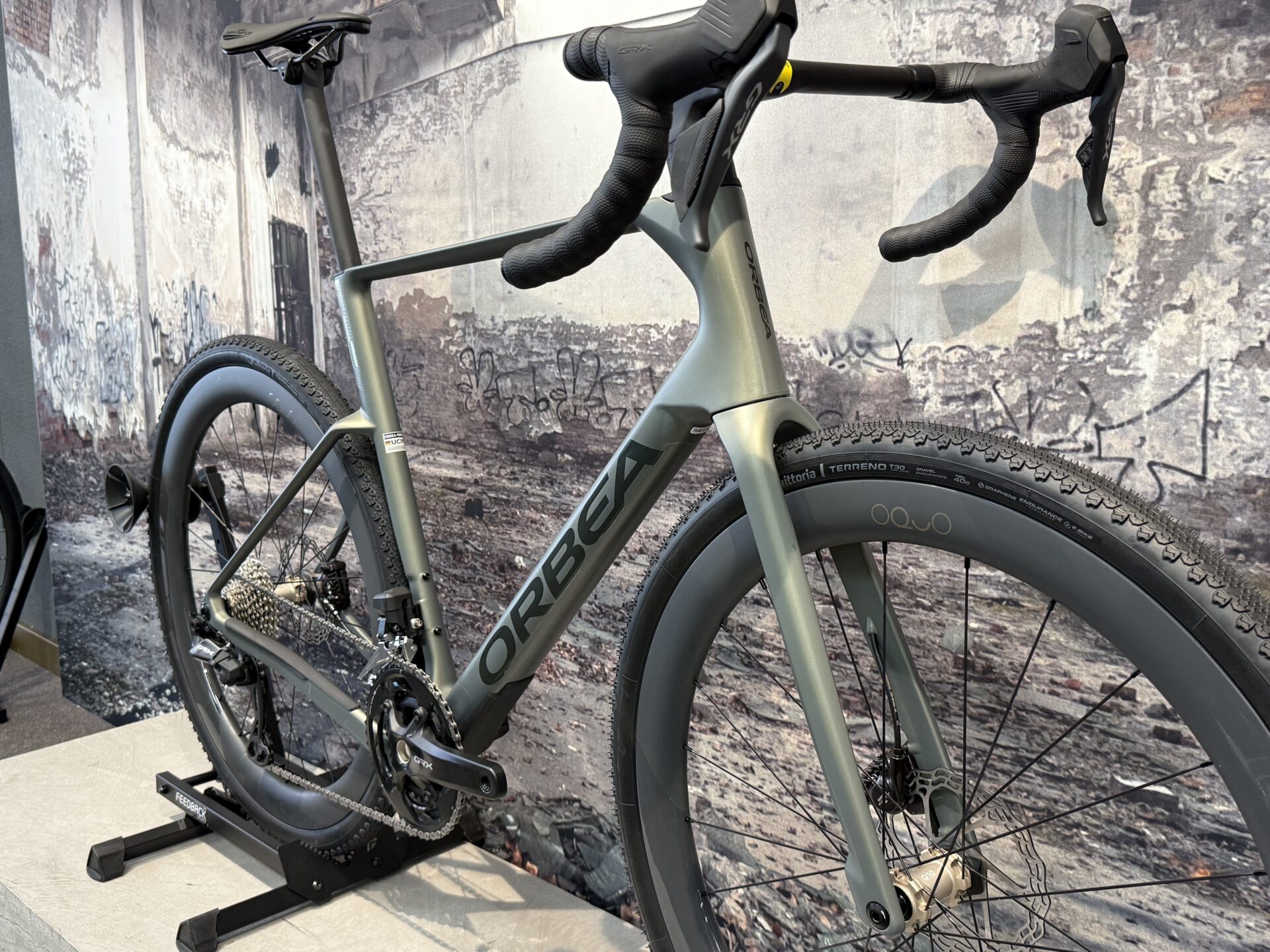 Orbea Terra Race gravelbike Spaceship Green Bergasports