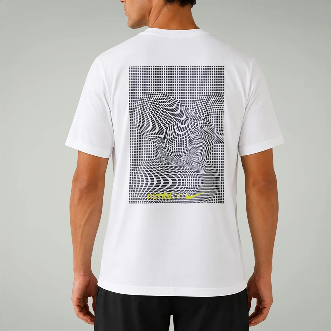 Nimbl x nike A premium everyday tee celebrating the spirit of the Étoile collection, crafted for comfort on and off the bike.